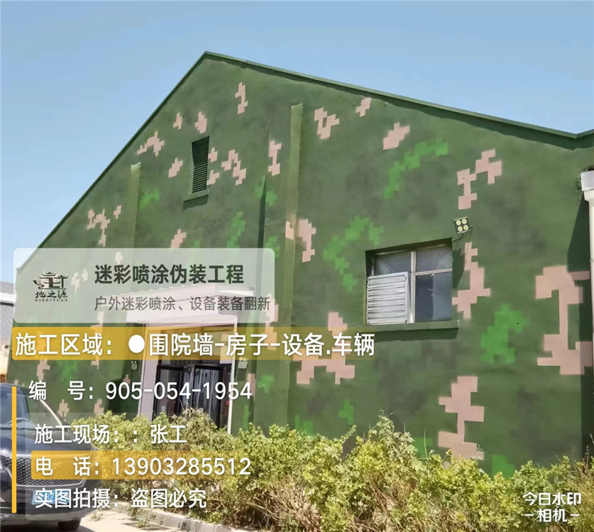 怀柔外墙数码迷彩漆施工报价清单（100㎡标准墙面测算）